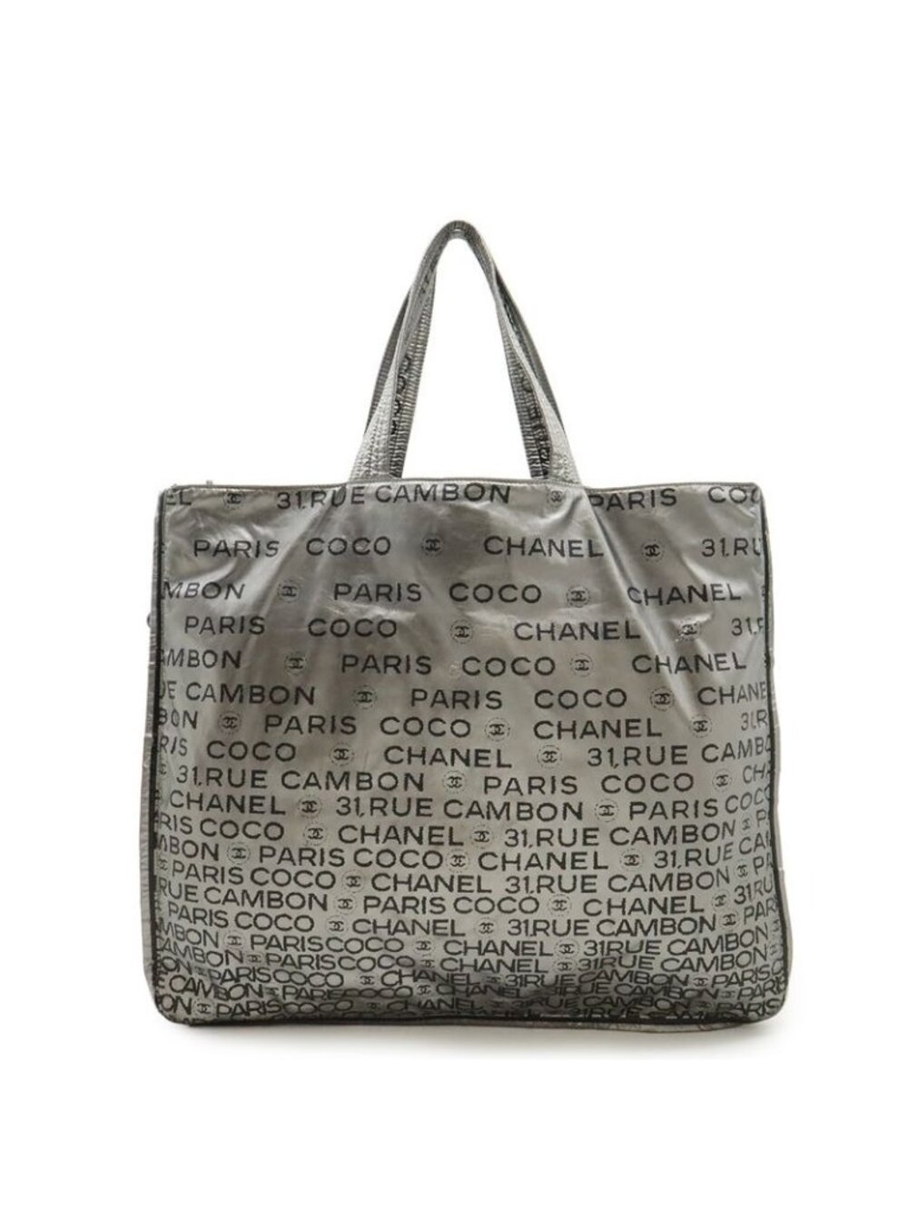 Chanel Unlimited Logo Tote Bag Large Shoulder Semi